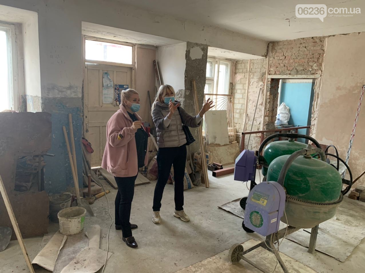 ОО «Авдеевка. Платформа совместных действий» продолжает ре..., фото-2 ОО «Авдеевка. Платформа совместных действий» продолжает ремонтно-восстановительные работы в городской больнице, фото-2