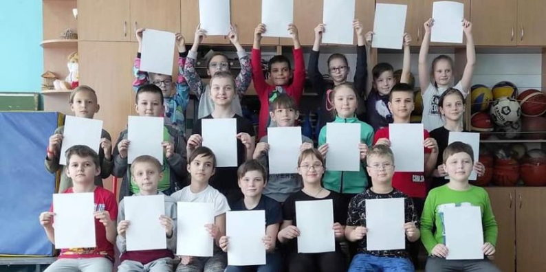 Авдеевские школьники приняли участие в спортивном флешмобе