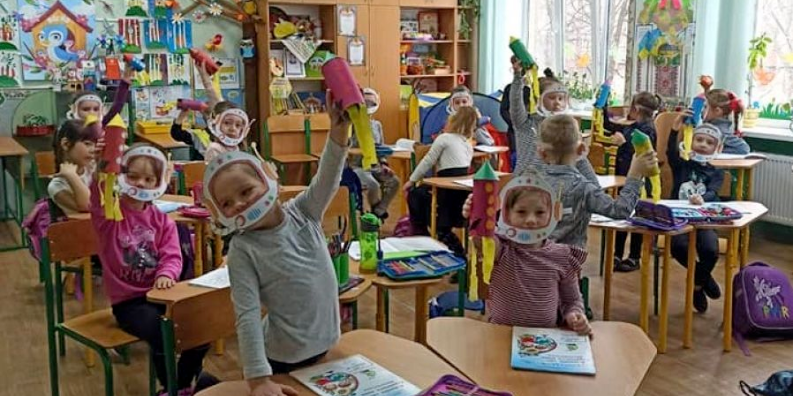 Авдіївські дітлахи відсвяткували День космонавтики